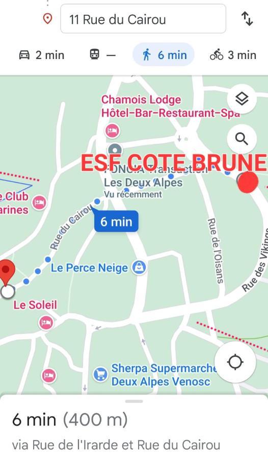 Centre 10Mn Pied Pistes Et Jandri 3S Vue Muzelle 8 Pers Wifi Apartment Les Deux Alpes Exterior foto